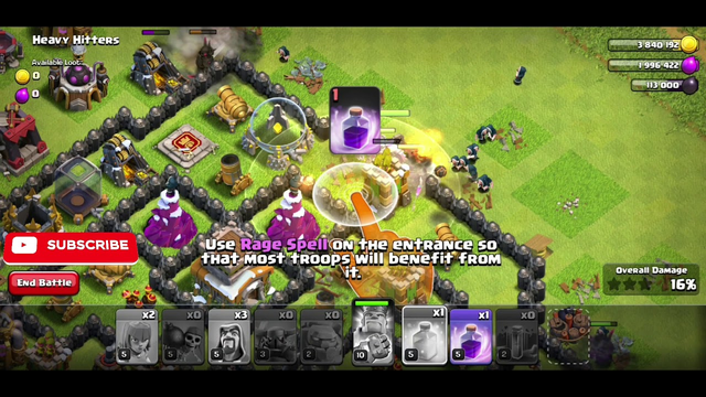 Clash of Clans| GOWIPE STRATEGY| TOWNHALL 8