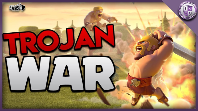 100 Attacks In Last Minutes Of War | Trojan War Event | Clash Of Clans
