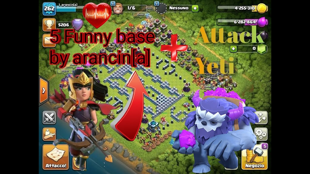 BEST TH13 ATTACK STRATEGY Yeti Attack Th13 + 3 New Funny Base Link by arancina[a] Clash of clans Coc