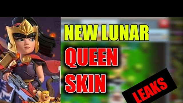 Clash of clans new lunar Queen skin || Febraury skin 2020|| clash of clans update leaks.