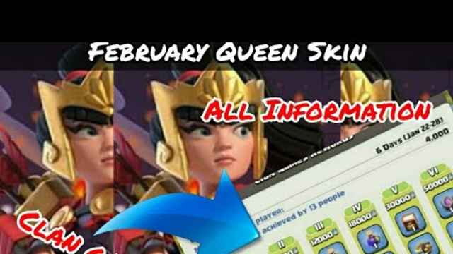 COC February 2020 New Hero Skin - COC Upcoming 22-28 January Clan Games 2020 Rewards - COC