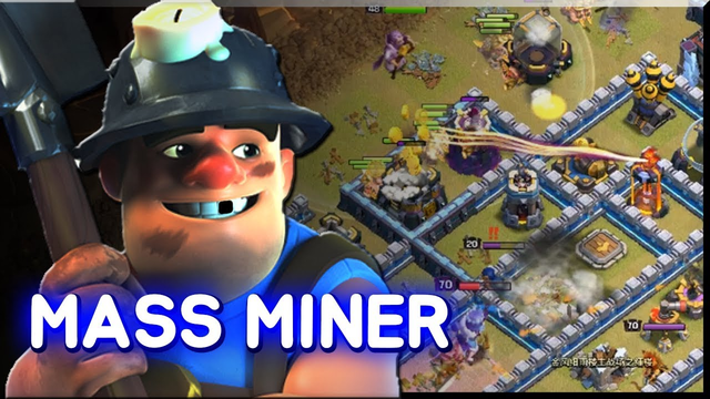 Let's go digging! Today is Miner Attack TH13 Attack Strategy Clash of Clans