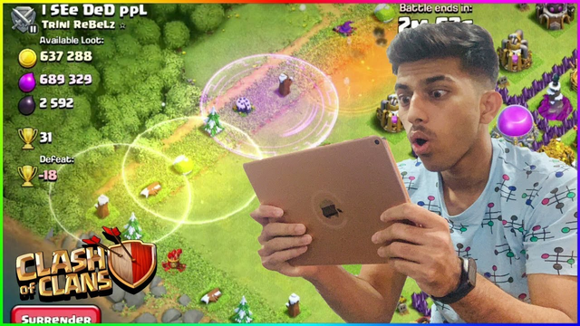 IMPOSSIBLE CLASH OF CLANS CHALLENGE - COC