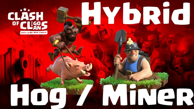 Hog rider? Miner? Hybrid triples on TH 13 with Queen Walk | clash of clans 01/20 COC CW TH13