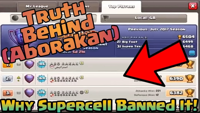 Why Supercell  Banned Aborakan Real Truth Behind it in Clash Of Clans full Details