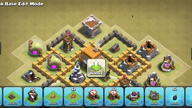 Clash of clans super god town hall 5 !!!