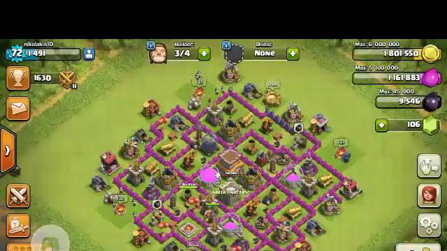 Clash Of Clans GoWiPe Strategy Attack!!