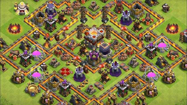 New town hall 9 farming/trophy base 2019! 